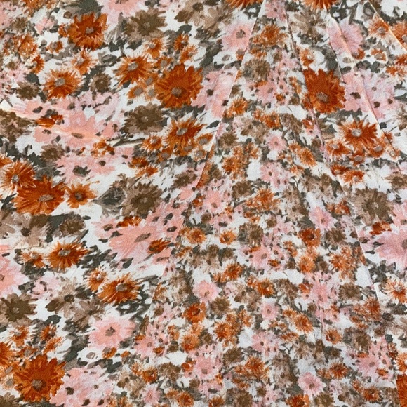 Wild Fable Floral Sundress - Rust & Pink Combo - Picture 8 of 13